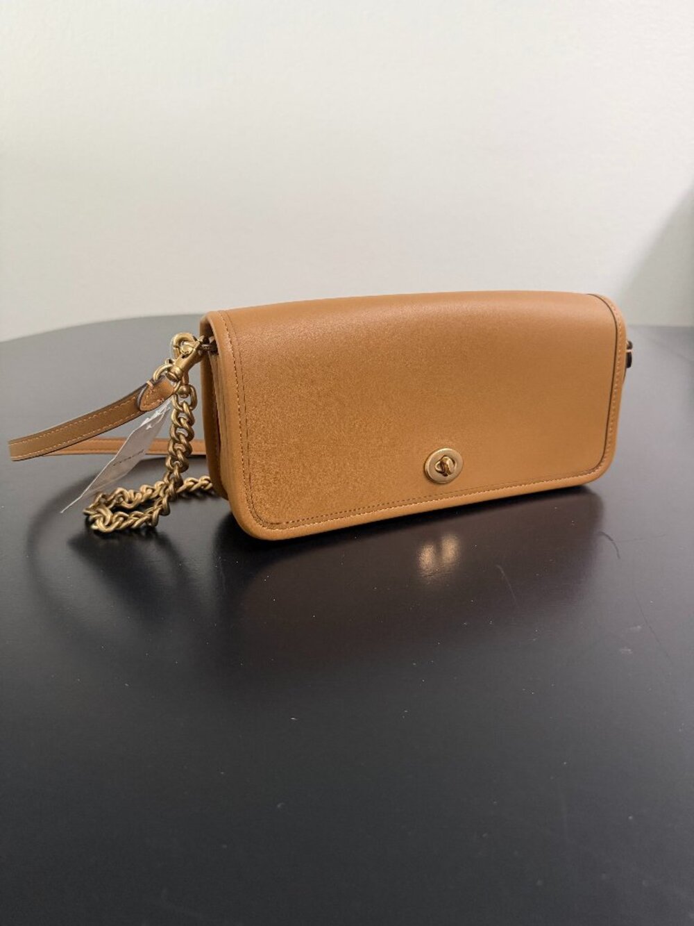 NWT COACH Originals Dinky 1974 Shoulder Bag Gold Chain Handle - Picture 5 of 16